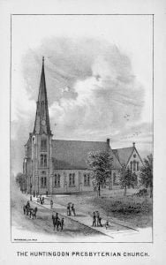 Sketch of the The Huntingdon Presbyterian Church