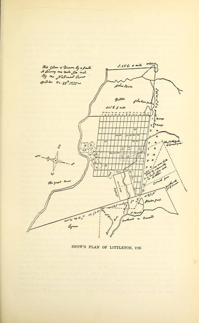 1795 Snow's Plan of Littleton