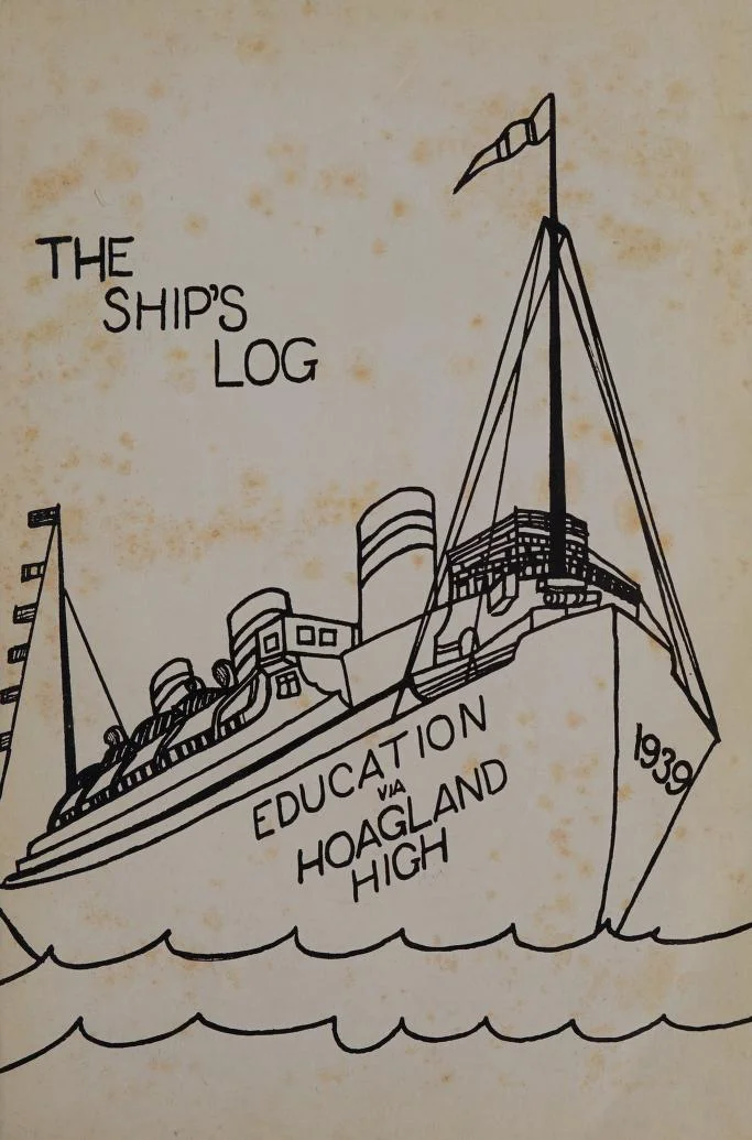 1939 Ships log yearbook