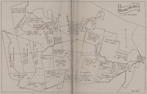 Washington Valley plotted from earliest available deeds