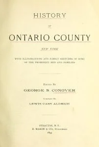 History of Ontario County, New York