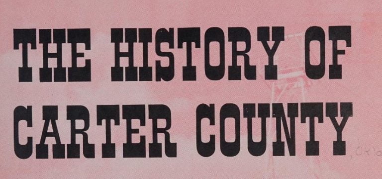 The history of Carter County