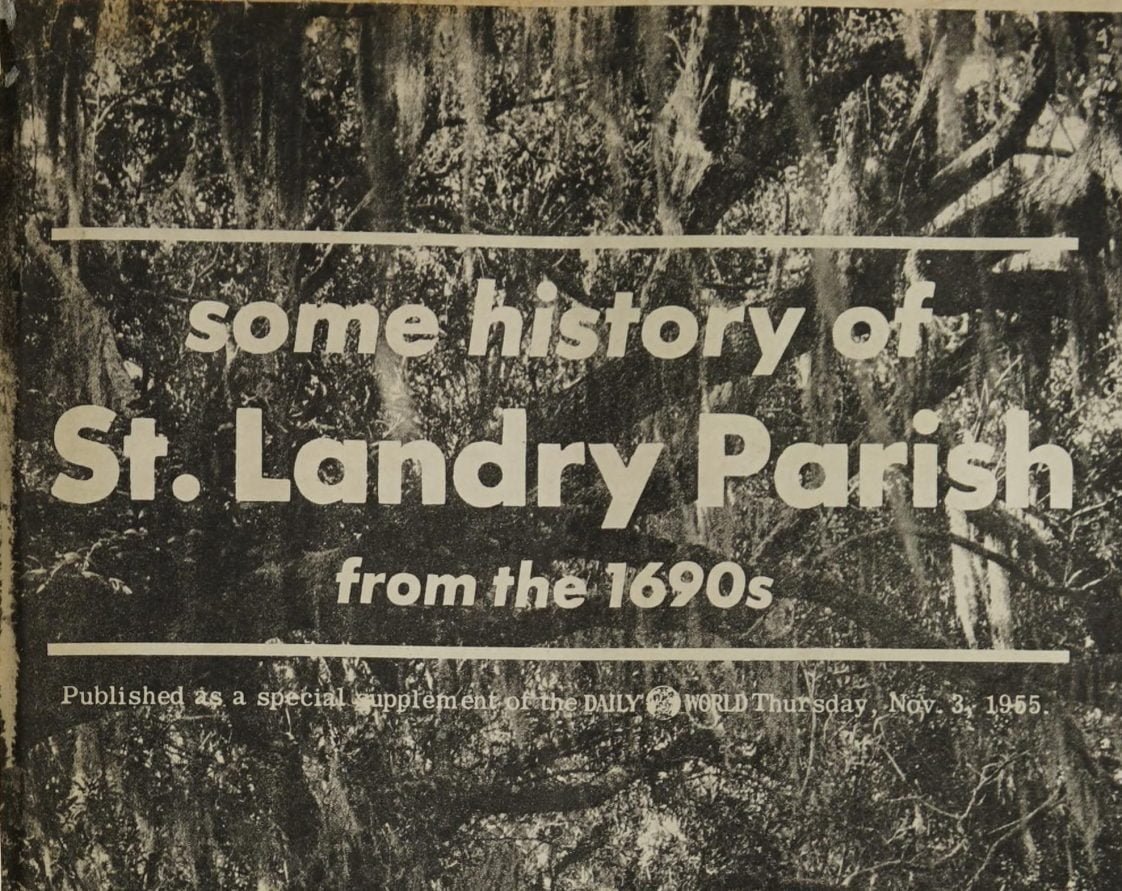 History of St. Landry Parish, Louisiana – Access Genealogy