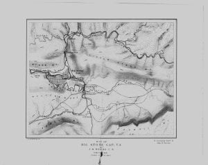 Map of Big Stone Gap, VA abt 1890