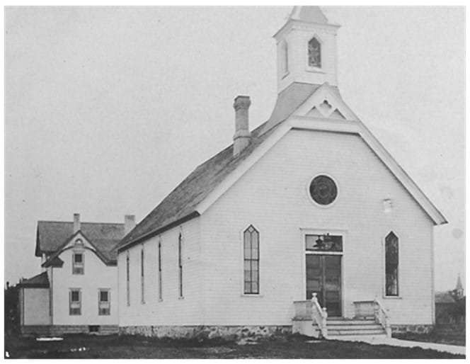 Fairgrove Methodist Episcopal Church and parsonage, 1956
