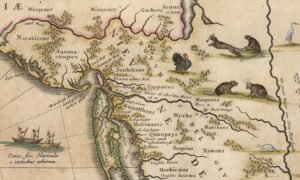 Hudson Valley Map Detail c1634