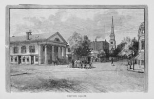 Medford Square about 1850