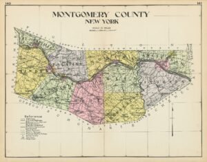 1912 New Century Map of Montgomery County, New York