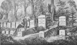 Burial Plot of Washington Irving in the New Cemetery