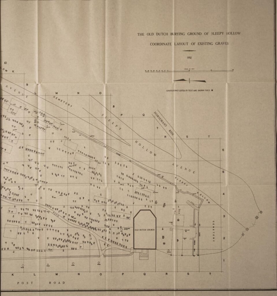 The Old Dutch Burying Ground in North Tarrytown New York 2 Old Dutch Burying Ground Map - Rightside