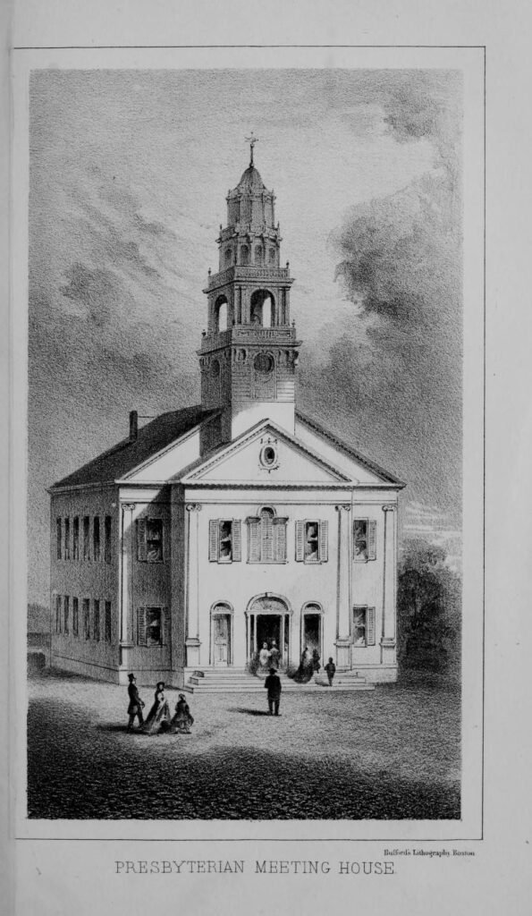 History of New Boston New Hampshire 17 Presbyterian Meeting House in New Boston, New Hampshire