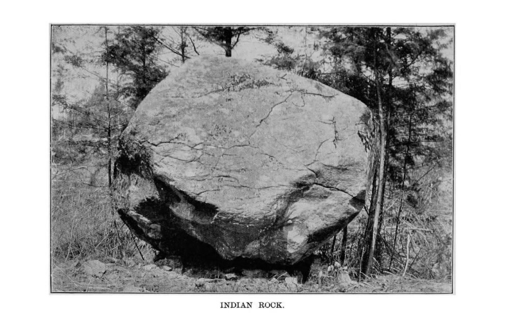 History of Bedford, New Hampshire 23 Indian Rock in Bedford NH