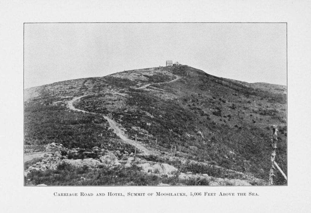 History of Benton New Hampshire 27 Carriage Road and Summit of Moosilauke