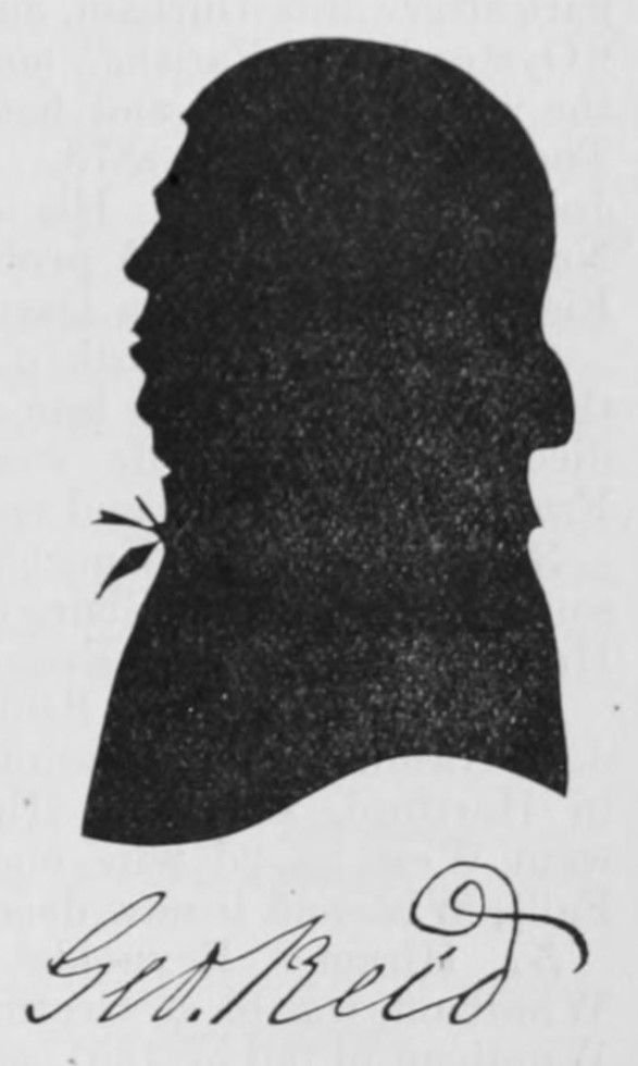 History of Windham New Hampshire 56 Silhouette of George Reid of Windham, New Hampshire
