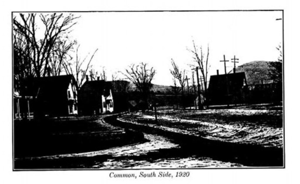Goffstown, New Hampshire Common, South Side, 1920