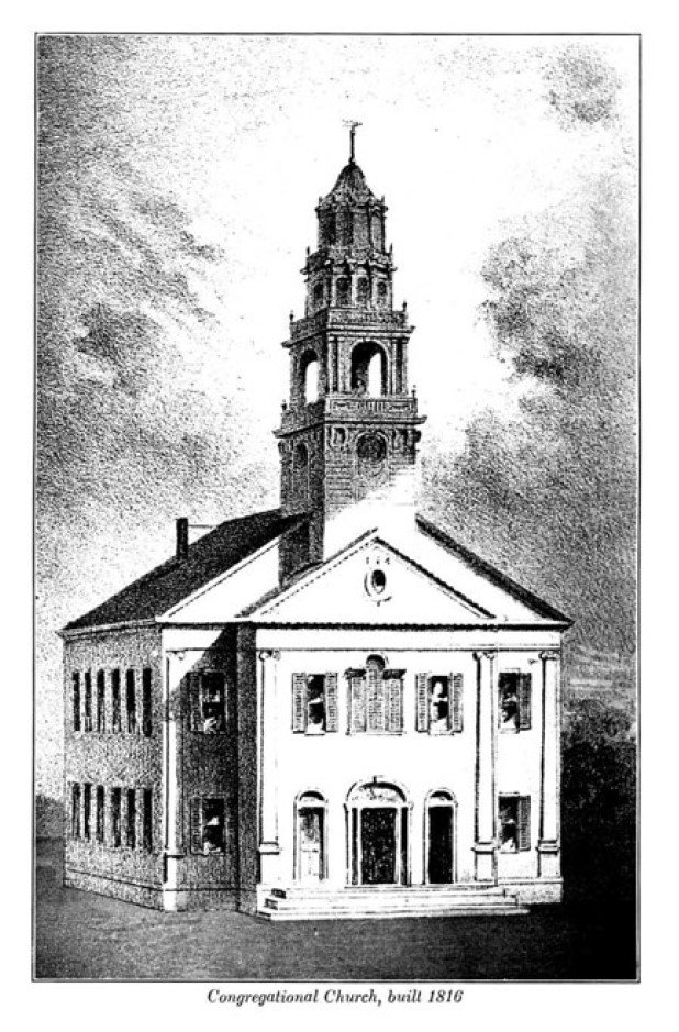 Goffstown, New Hampshire Congregational Church, built 1816