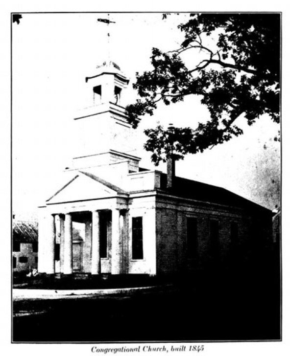 Goffstown, New Hampshire Congregational Church, built 1845