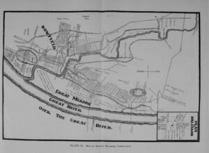 Map of Ancient Windsor, Connecticut