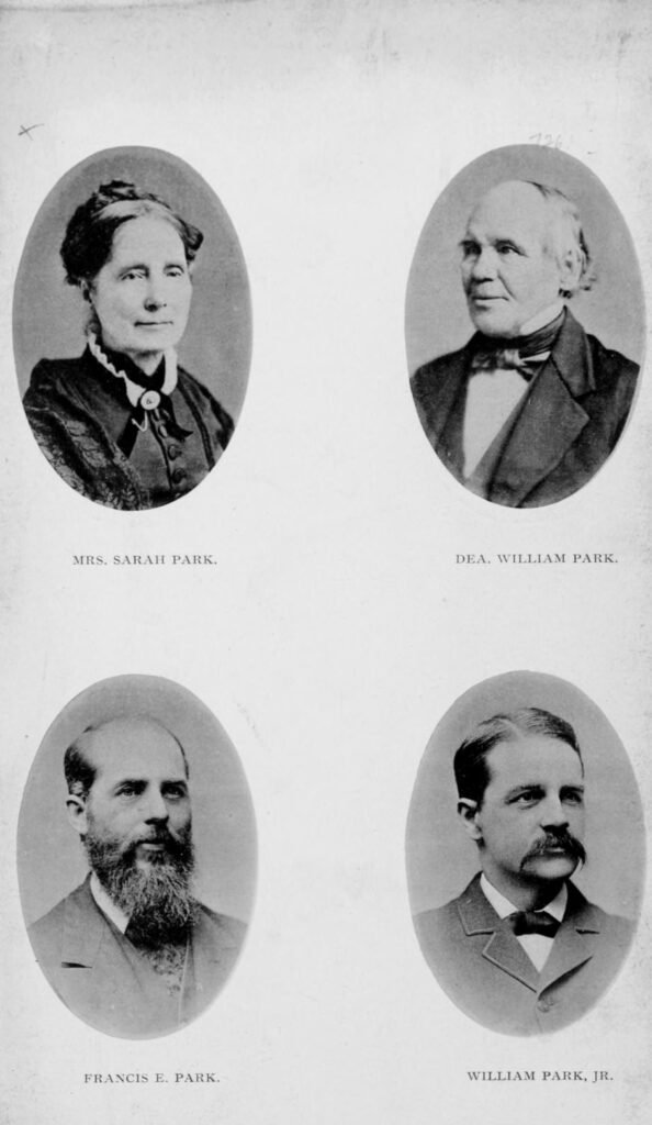 History of Windham New Hampshire 28 Park Family of Windham, New Hampshire