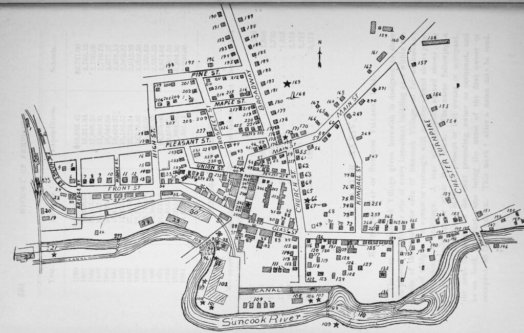 Map of Suncook, New Hampshire