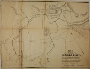 Map of the Scene of the Concord Fight