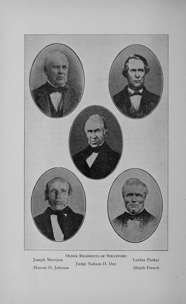 History of Stratford New Hampshire 17 Older Residents of Stratford New Hampshire, Day, French, Johnson, Merriam, and Parker