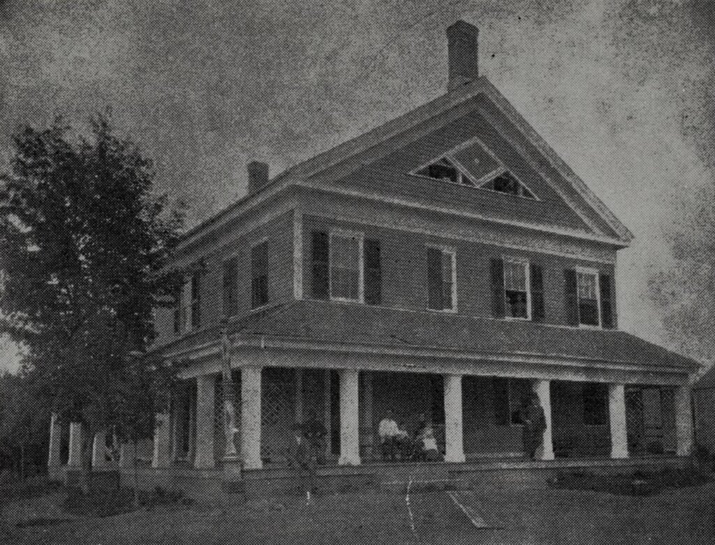 History of Shelburne Vermont 3 Shelburne Hotel in 1896, Shelburne, Vermont