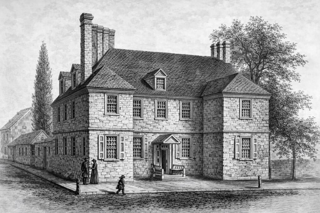 Slate Roof House, Samuel Carpenter