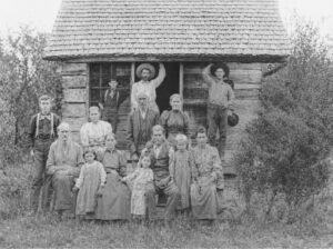 Fielding Samuel Family in Clifton, Arkansas, AI regenerated