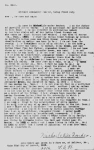 Guion Miscellaneous Testimony Page 2016, Michael Alexander Fender